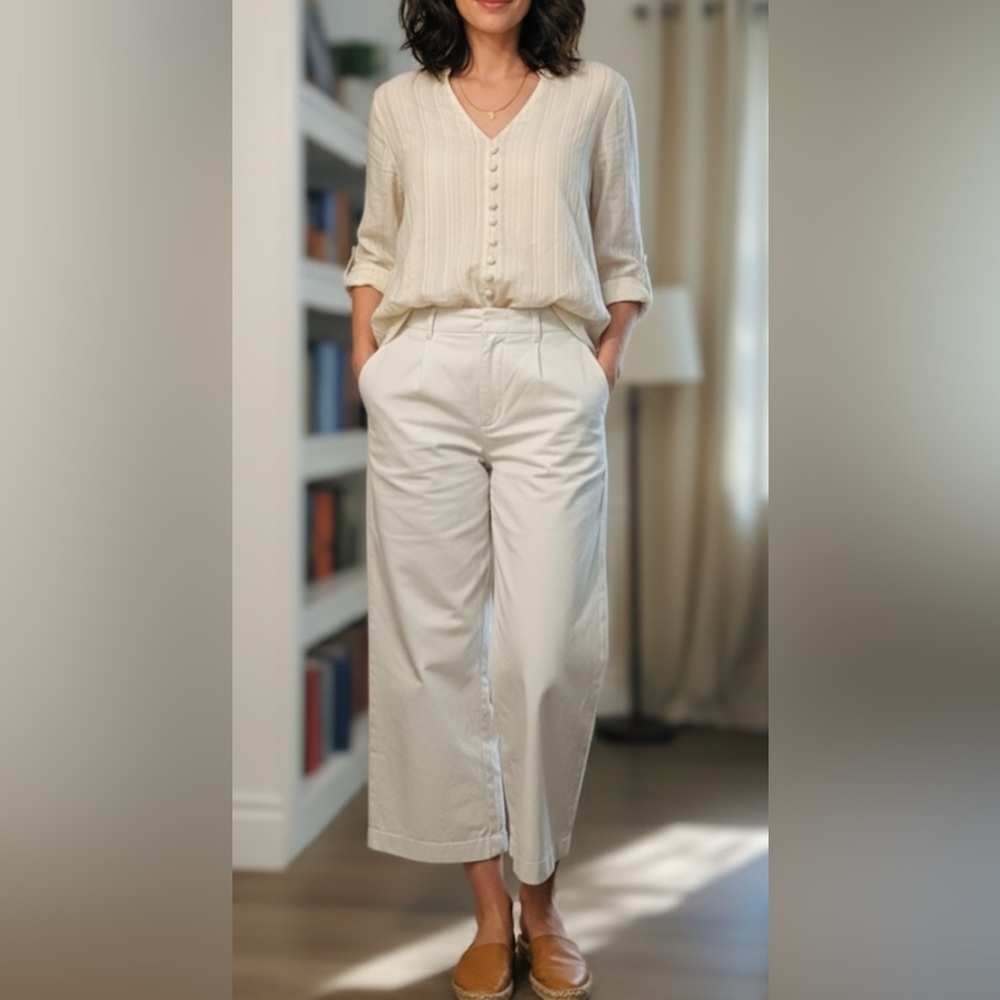 Designer 2 piece $350 outfit of Jason Wu top and Momoni pants Size S.